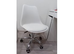 Компьютерное кресло Kolin с подушкой clear / white фото покупателя 206