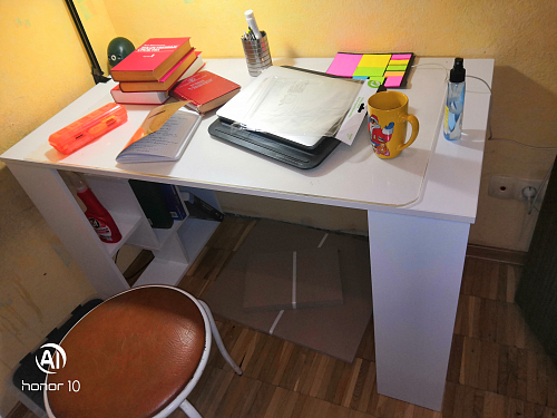 Стол письменный СПМ-15 белый фото покупателя 12