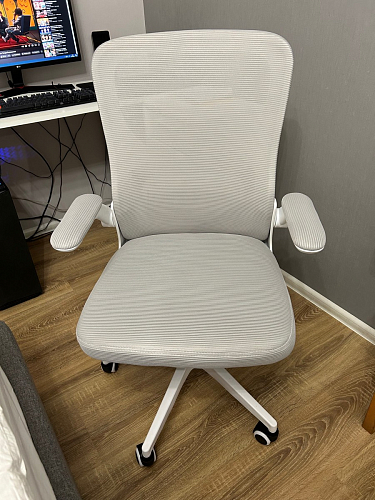 Компьютерное кресло Konfi dark gray / pink / white фото покупателя 25