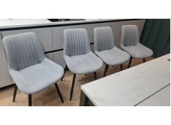 Стул на металлокаркасе Вейв темно-серый / черный фото покупателя 10