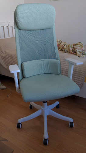 Компьютерное кресло Salta gray / white фото покупателя 11