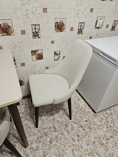 Стул на металлокаркасе Kora dark gray / black фото покупателя 372