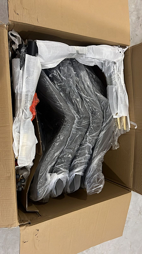 Стул на металлокаркасе Seda 1 latte / black / gold фото покупателя 49