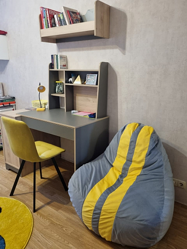 Стул на металлокаркасе Чилли черный / зеленый фото покупателя 966