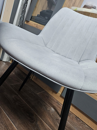 Стул на металлокаркасе Седа К латте / черный фото покупателя 162