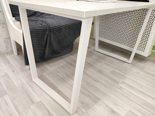 Деревянный стол Лота Лофт 120x75 дуб крафт табачный / черный матовый фото покупателя 372