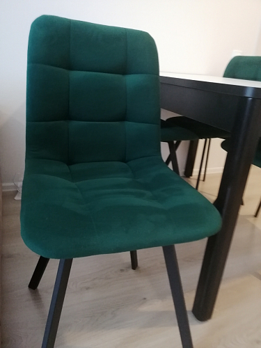 Стул на металлокаркасе Чилли бежевый / белый каркас фото покупателя 1484