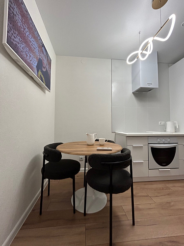 Стол Тулип 90х73 белый мрамор / золото фото покупателя 29