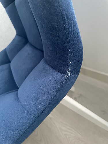 Стул на металлокаркасе Чилли черный / зеленый фото покупателя 777