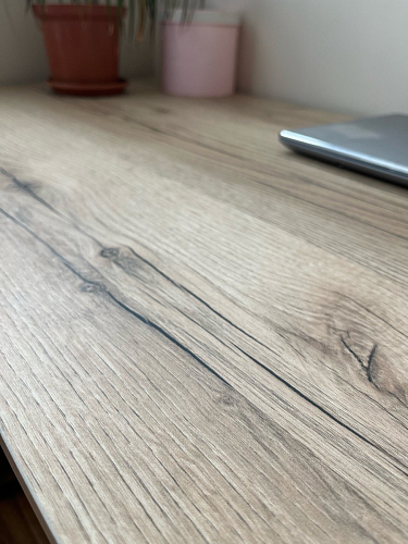 Письменный стол Битти Лофт 116х60х75 креатель / черный матовый фото покупателя 28