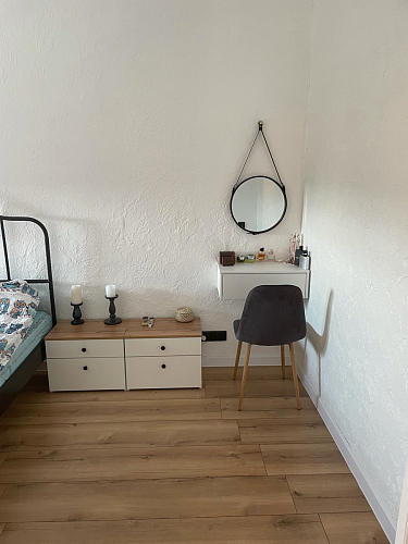 Стул на металлокаркасе Capri blue / white фото покупателя 2