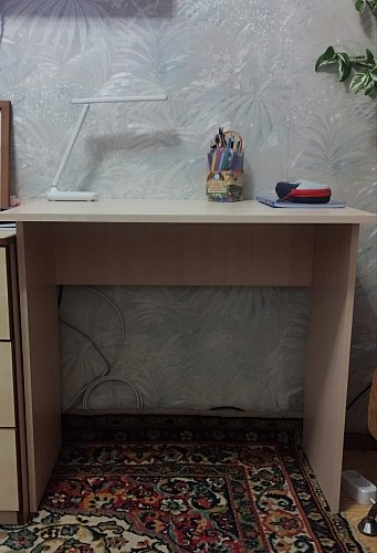 Стол письменный Kiwi белый - Уцененный экземпляр фото покупателя 69