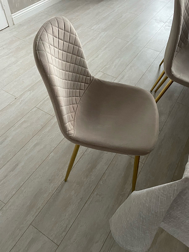 Стул на металлокаркасе Dabl wine red фото покупателя 151