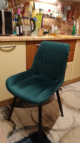 Комплект стульев Вейв 4 шт светло-серый / черный фото покупателя 32