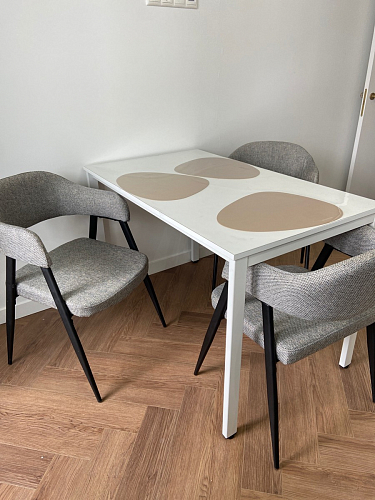 Стул на металлокаркасе Twin brown / black фото покупателя 1