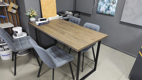 Стул на металлокаркасе Челси бирюзовый / черный фото покупателя 169