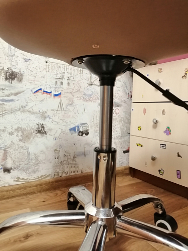 Компьютерное кресло Kolin cappuccino / chrome фото покупателя 41