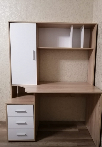 Письменный стол КСТ-16 левый венге / беленый дуб фото покупателя 35