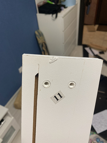 Компьютерный стол Soho black grained / white фото покупателя 7