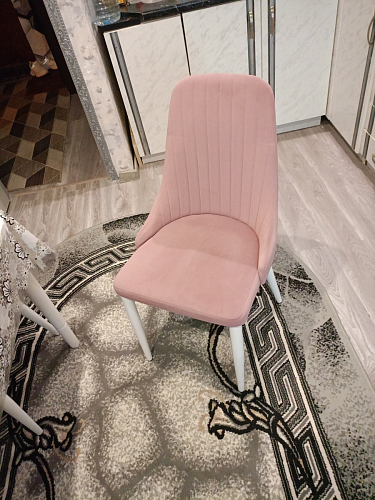 Стул на металлокаркасе Kora light purple / black фото покупателя 366