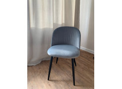 Стул на металлокаркасе Gabi blue / black фото покупателя 22