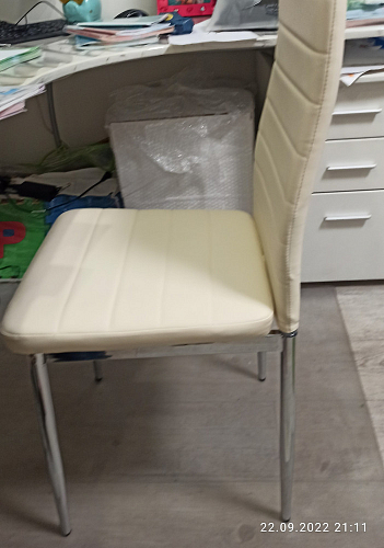 Стул на металлокаркасе DC2-001 green / black фото покупателя 21