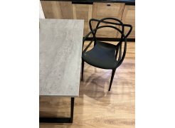 Стол Лота Лофт 140 25 мм черный матовый / бетон фото покупателя 586