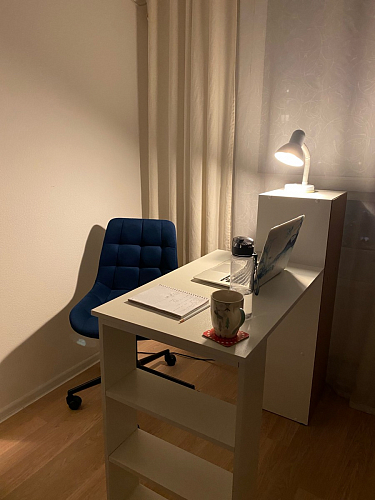 Компьютерное кресло Честер голубой (velutto 47 ) / черный фото покупателя 40