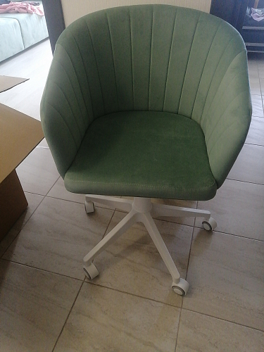 Компьютерное кресло Тибо светло-коричневый / белый фото покупателя 216