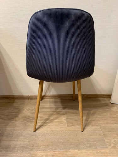 Стул на металлокаркасе Capri голубой фото покупателя 95