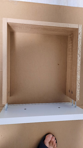 Компьютерный стол Лайт-2 120 см угловой дуб сонома / белый фото покупателя 6