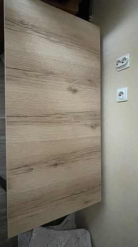 Стол Тринити Лофт 120 32 мм бетон / черный матовый фото покупателя 300