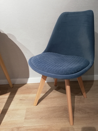 Деревянный стул Bonuss light gray / wood фото покупателя 177