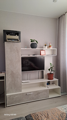 Готовая гостиная Jimenez дуб венге / белый глянец фото покупателя 50