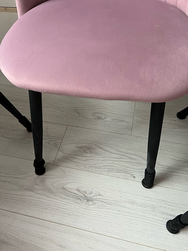 Стул на металлокаркасе Gabi dark beige / black / silver фото покупателя 199