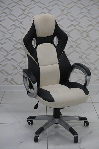 Компьютерное кресло Navara кремовое / черное из шоурума 2