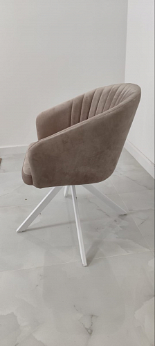 Кресло Корсо крутящееся фиолетовое Velutto 25 / черное фото покупателя 17