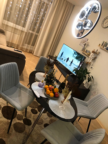 Комплект стульев Вейв 4 шт светло-серый / черный фото покупателя 221