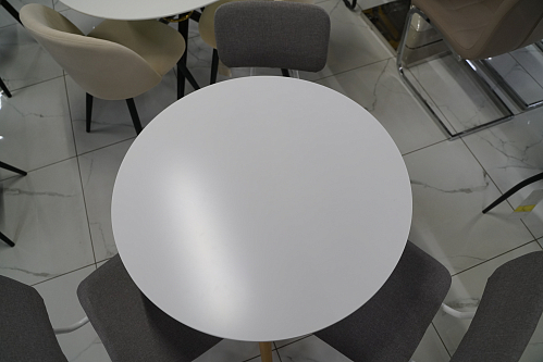 Стол Lorini 60 white / wood из шоурума 3