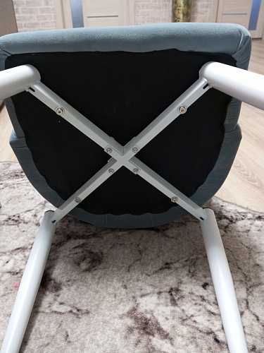 Стул на металлокаркасе Kora beige / black фото покупателя 394