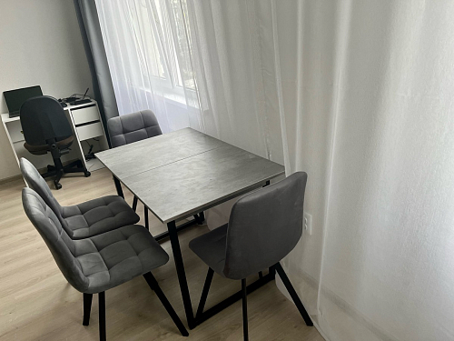 Стул на металлокаркасе Чилли синий / белый фото покупателя 774