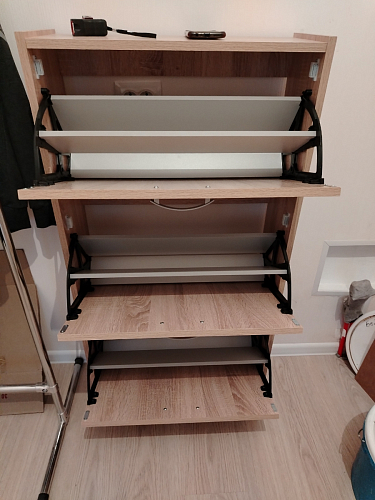 Обувница ТО-22 венге / беленый дуб фото покупателя 2