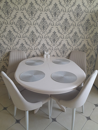 Стул на металлокаркасе Kora wine red / black фото покупателя 19