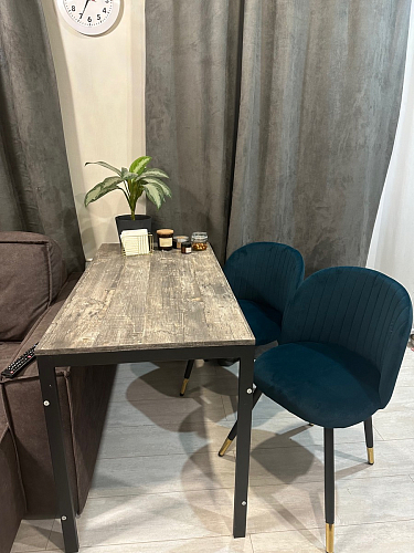 Стул на металлокаркасе Gabi latte / gold / black фото покупателя 187