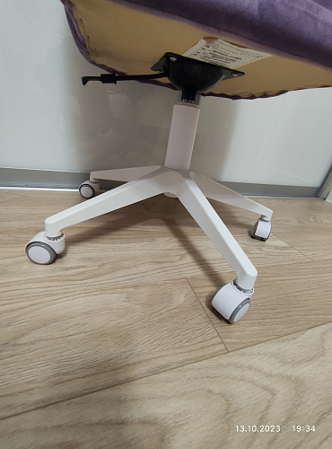 Компьютерное кресло Пард экокожа белый фото покупателя 22