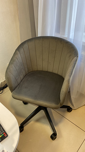 Компьютерное кресло Тибо confetti chocolate / белый фото покупателя 113