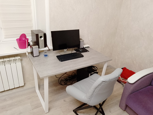 Стол раскладной Лота Лофт 120 25 мм юта / черный матовый фото покупателя 618