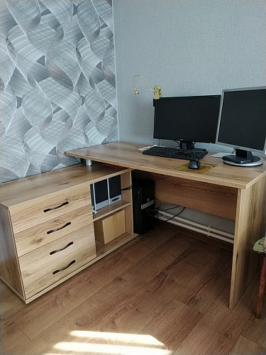 Компьютерный стол КСТ-109П правый венге фото покупателя 20