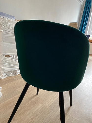 Стул на металлокаркасе Gabi latte / gold / black фото покупателя 592