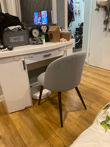 Стул на металлокаркасе Gabi latte / gold / black фото покупателя 178